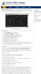 Mobile Screenshot of converthtmltoimage.com